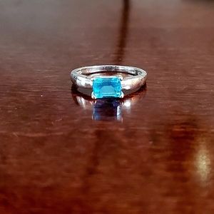 Blue Topaz Ring